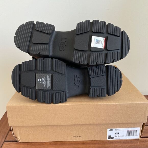 UGG Ashton Lace-Up Buckled Waterproof Suede Booties Burnt Cedar US Women Size6.5 - Picture 10 of 14